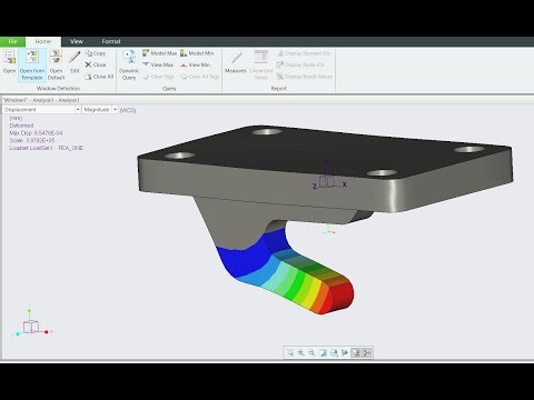 Creo simulate for beginners - Static analysis P1
