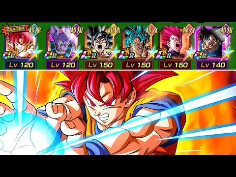 DOKKANFEST AGL GOD GOKU TEAM SHOWCASE! Dragon Ball Z Dokkan Battle