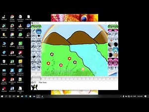 Tux Paint - How to Draw Scenery Picture
