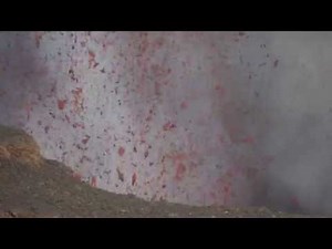 Pico do Fogo: slow motion of eruption