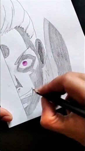 #shorts || [Finishing] How to draw Hidan || Easy anime drawing || Easy drawing for beginners