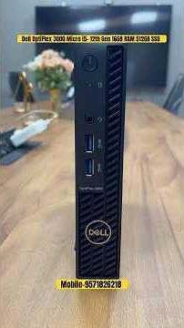 Dell OptiPlex 3000 Micro | 12th Gen Mini PC 🔥 Best Office & Business Computer 2026 i5-12th 16GB 512