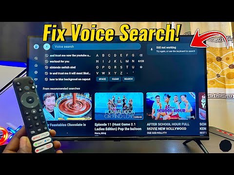 Fix YouTube Voice Search Not Working on Any Smart TV!