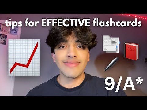the BEST way to make effective flashcards + top tips for how to test yourself with flashcards