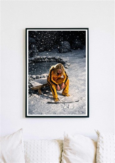 Kill Bill Snow Scene Poster ,the Bride Vs O-ren Ishii, Cinematic Samurai Movie Art ,uma Thurman ( Digital Download ) - Etsy