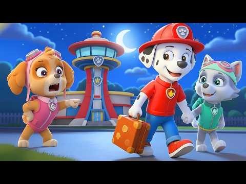 Marshall Goes Far Away! Does Marshall Love Everest?! Did He Betray Skye? | Paw Patrol