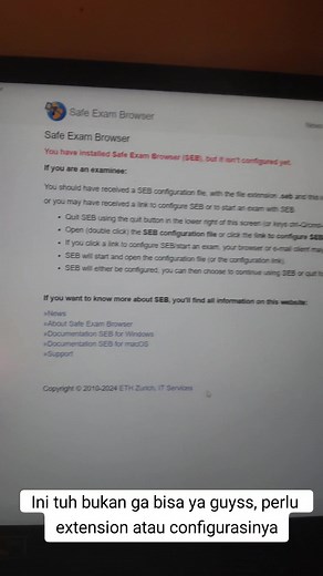 Configuring SEB for Safe Exam Browser | Extension and Configuration Guide