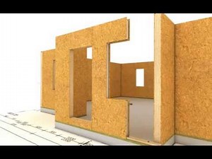 Animacion construccion de casa modular paneles SIP decocasas