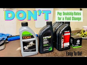 How To | Oil & Differential Fluid Change 2012-2025 Kawasaki Brute Force 750