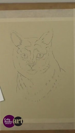 Witness the mesmerising artistry of Colin Bradley as he creates a captivating time-lapse reel of a black cat portrait brought to life with pastel pencils. Immerse yourself in the intricate details and rich textures that beautifully capture the essence and mystique of this feline subject. Join us on this artistic journey, where talent and creativity intertwine, inspiring awe and admiration. Explore the world of Colin's masterful pastel pencil artistry and discover the magic that unfolds on the ca