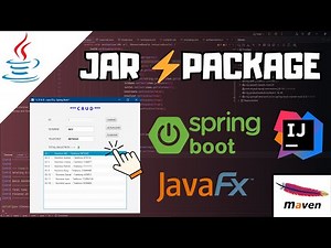 Package JAR integration JavaFX 🍃 Spring Boot CRUD Graphical User Interface GUI IntelliJ IDEA 🌎