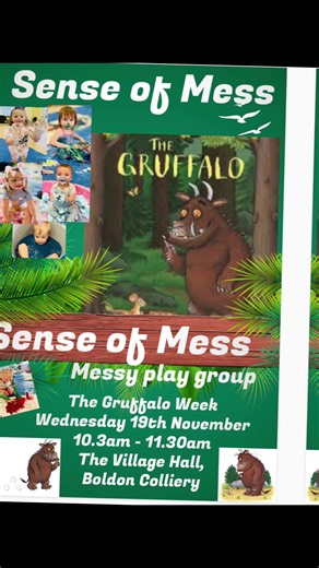 Messy Play Fun at The Gruffalo Week