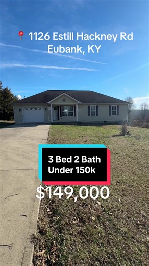 Charming 3 Bed 2 Bath Ranch Home in Eubank, KY