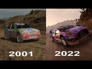 Evolution of WRC games 2001 - 2022