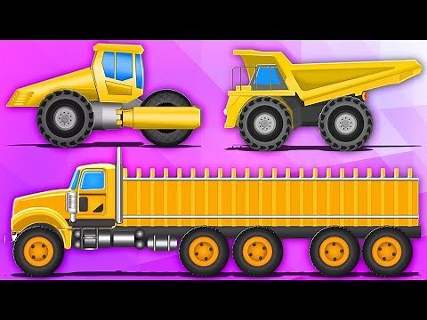 Giant Street Vehicle For Children | Car Cartoons For Babies by Kids Channel