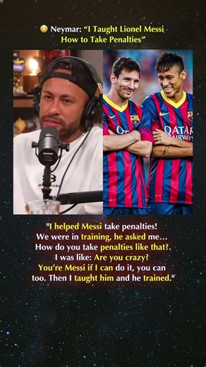 😎 Even Lionel Messi Needed Tips — Neymar Reveals. #neymar #messi