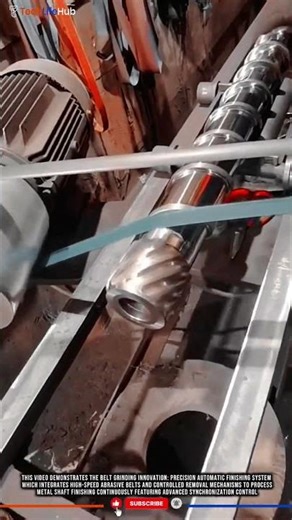 Belt Grinding Innovation: Precision Automatic Finishing System #tech