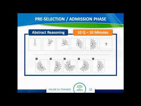Abstract, Numerical and Verbal Reasoning - EPSO Assistant Exams Info Webcast