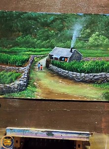 124K views · 6.4K reactions | village landscape drawing tutorial | Dr.NGO | Facebook
