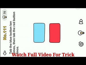 Brain Out Level 117 || Tap the blue button ten times, then Tap the red button once