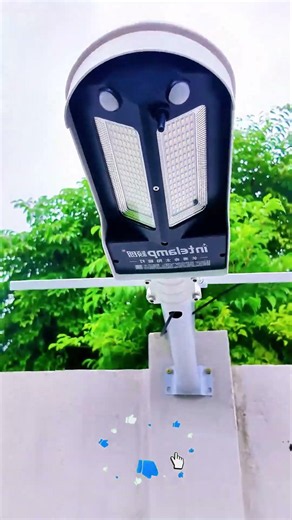 $0 Electricity Bill! Easiest Solar Security Light Install #viral #ytshorts
