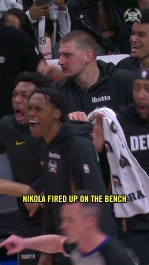 HYPED JOK 😤 #nba #basketball #denvernuggets #nikolajokic #highlights