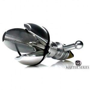 XR Brands Master Series Ultimate Asslock Pear of Anguish Steel Locking Anal Plug