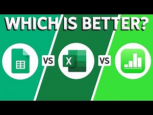 Google Sheets vs Excel vs Numbers (2026) - Which One Is BEST?