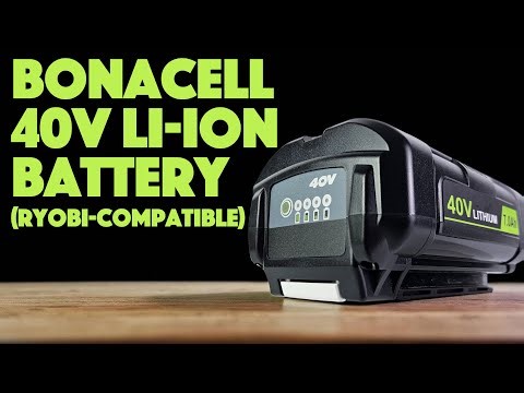 Bonacell Ryobi-Compatible Replacement 40V Battery Li-Ion