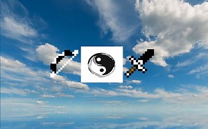 【手感超好】【动态模糊】自制材质 提升FPS 16x太极(黑白)材质包V2（Java/基岩）