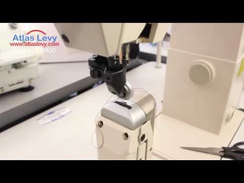 AtlasUSA AT9910D Post bed sewing machine with top and bottom roller foot