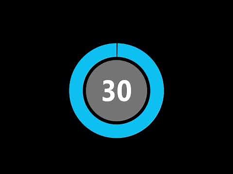مؤقت 30 ثانية ( نصف دقيقة) ⏱️ 30 seconds timer
