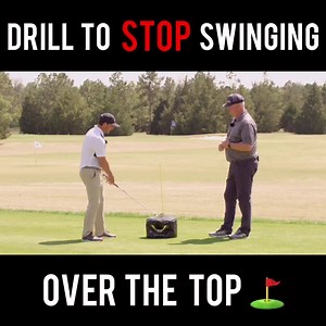 6.9K views · 67 reactions | “Over the Top” arm wrestling creates GREAT movies, but bad golf swings. So we’re going to show you a drill that help you eliminate swinging over the top to BETTER your golf swing! ‍♂️ | Athletic Motion Golf | Facebook