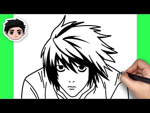 How To Draw L Lawliet | Death Note - Easy Step By Step