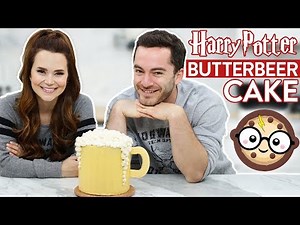 HARRY POTTER BUTTERBEER CAKE ft CaptainSparklez - NERDY NUMMIES