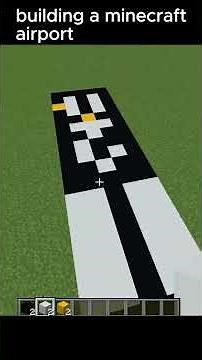Building a minecraft airport - part 1- runway