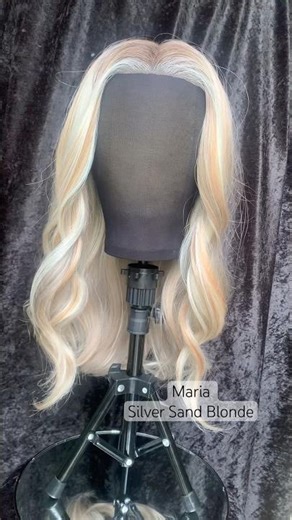 Maria in Silver Sand ✨ Full 360 lace front wig — soft, stunning, confidence-boosting!