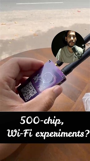 253K views · 2.8K reactions | ⚡️ ₹500-chip, Wi-Fi experiments? यह...