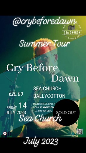 Cry Before Dawn Summer Tour - Part 1 Sea Church to be continued..... stayed tuned !!! #crybeforedawn | Cry Before Dawn