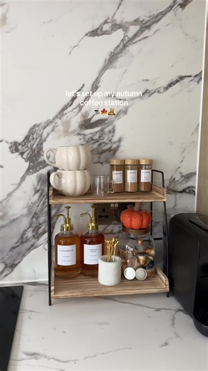 Autumn Coffee Station Setup Ideas