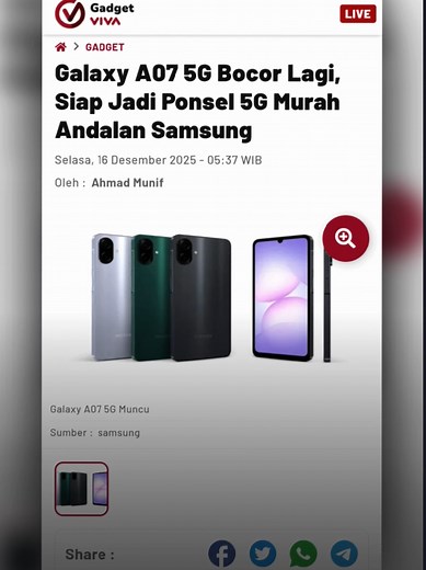 a07 reguler aja udah se op ini apalagi yang 5g😋 #review #analisis #gagdet #samsunga07