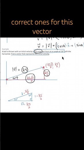 Find a Vector given its Magnitude and Direction
