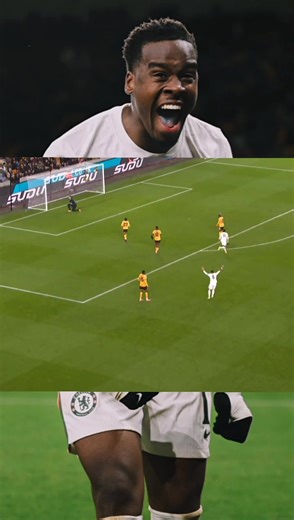 Jamie Gittens goal vs Wolves — First of many, Cheers to more goals, assists, and trophies at Chelsea. #CFC 🔵 | De Chelsea Captain