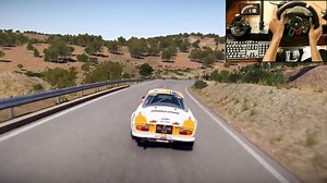 Driving the Renault Alpine A110 in Dirt 4 | G29 Wheel Experience