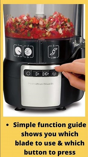 Hamilton Beach Stack and Snap Food Processor