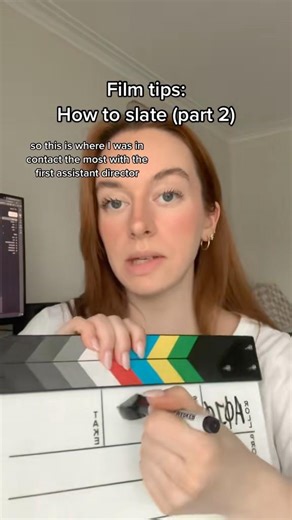 How to use a film slate (part 2)