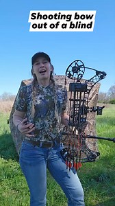 5.7K views · 157 reactions | Shooting my bow out of a Rhino Blinds #hunting #rhinoblinds #rhino500 #targetpractice #3darchery #archery #matthewsarchery | Katelyn Armstrong | Facebook