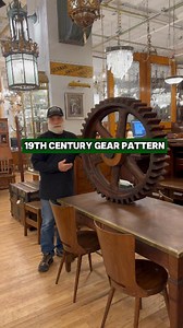 Look at this great 19th century gear pattern from a foundry here in The United Stated of America. Please send us a DM or call us to purchase this stellar piece. 📍 Olde Good Things, 333 W 52nd St, New York, NY 10019 🚛 Shipping available worldwide 📐 38 in. Diameter x 9 in. Deep #gears #woodpattern #iron #industrialsalvage #antiquedecor | Olde Good Things
