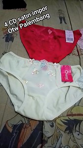 2.3K reactions · 22 shares | 4 CD satin impor otw Palembang. Thanks buat yang sudah order... 😊🙏 #Celanadalam #Panties #satinpanties #celanadalamsatin #jangkauanluas #reels #fyp | Martadinata | Facebook
