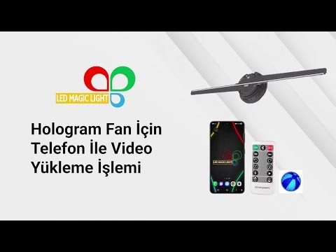 Hologram Fan İçin Mobil Video Yükleme İşlemi | 5D Displayer Uygulaması